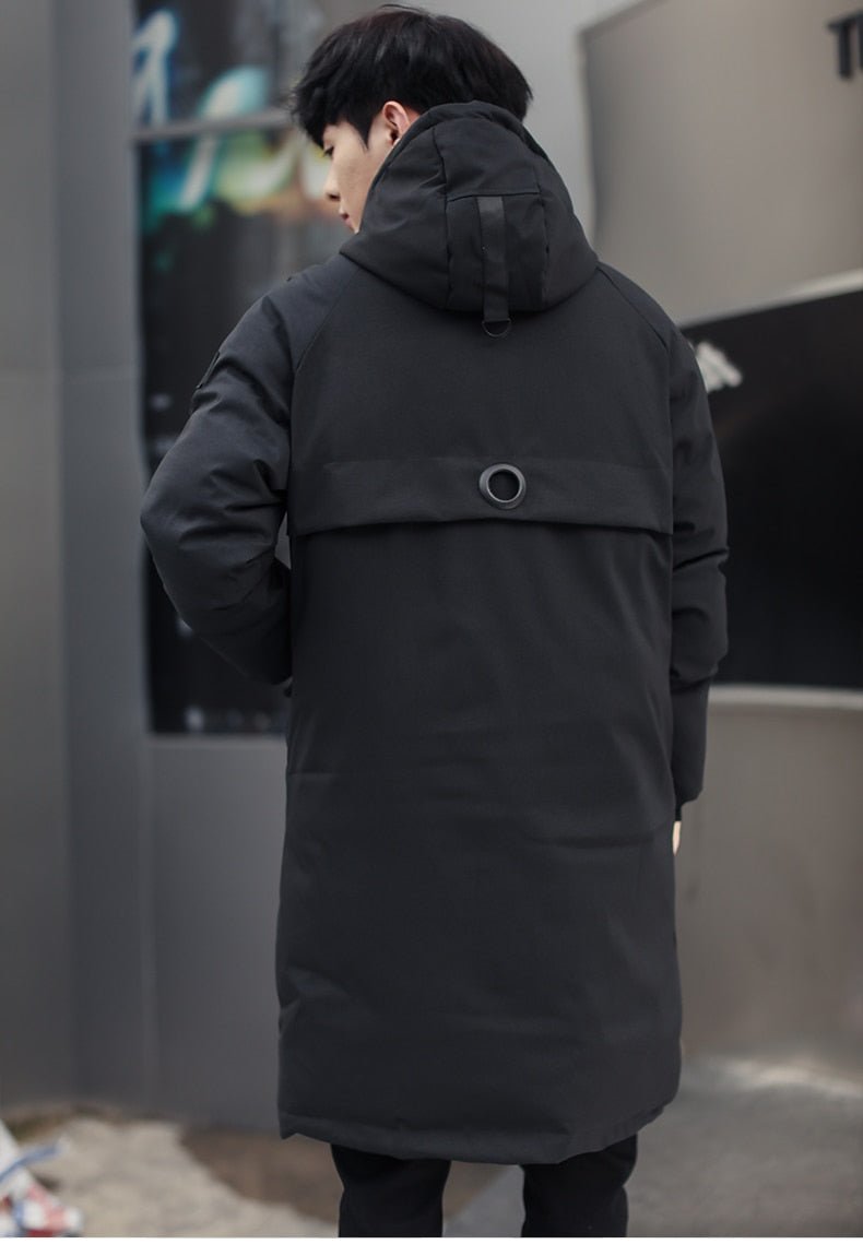 Long Designer Winter Jacket Windproof Casual Outerwear Padded Cotton Coat Big Pockets High Quality Parkas - Starttech Online Market