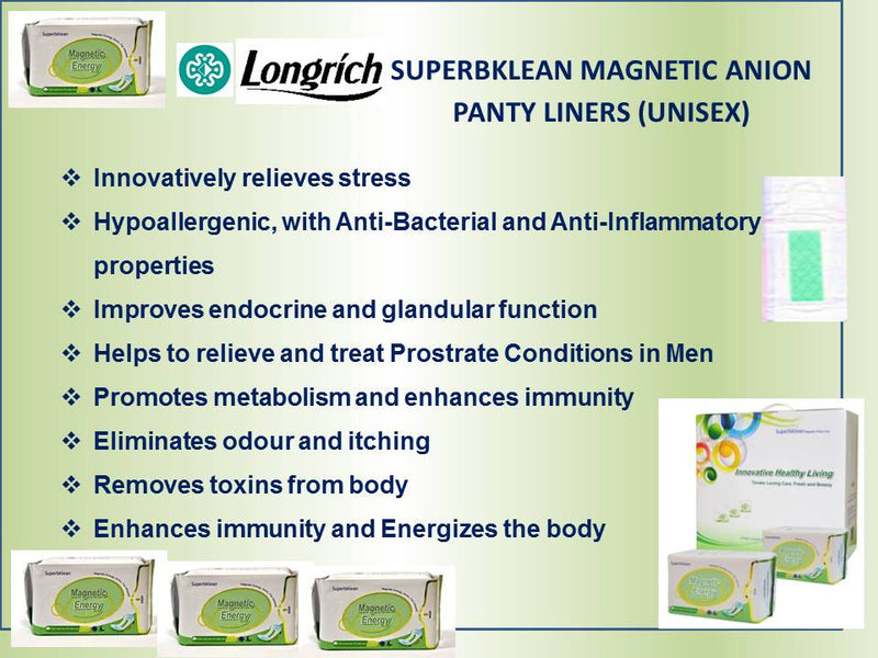 Longrich Superbklean Magnetic Anion Panty Liner - Starttech Online Market