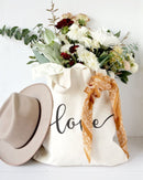 Love Cotton Canvas Tote Bag - Starttech Online Market