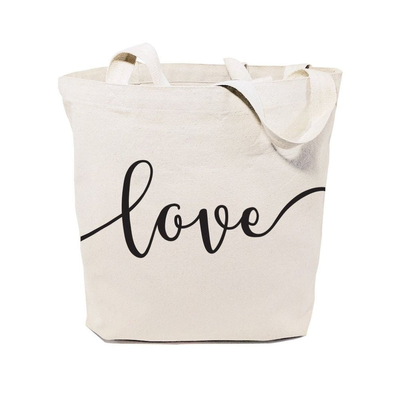 Love Cotton Canvas Tote Bag - Starttech Online Market