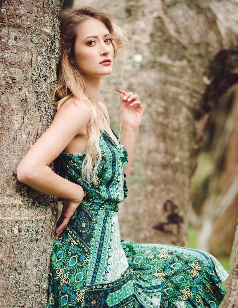 Manon Wrap Dress | Green - Starttech Online Market