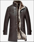 Men Snow Jacket Parka Real Fur in One Long Plush And Thick Overcoat In Winter Sheepskin - Starttech Online Market
