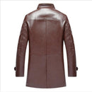 Men Snow Jacket Parka Real Fur in One Long Plush And Thick Overcoat In Winter Sheepskin - Starttech Online Market