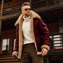 Men's Casual British Style Faux Fur Lapel Long Puffy Jacket Plus Size Thicken Parka Winter Fashion Warm Thick Coat - Starttech Online Market