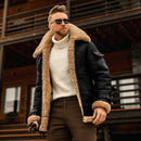 Men's Casual British Style Faux Fur Lapel Long Puffy Jacket Plus Size Thicken Parka Winter Fashion Warm Thick Coat - Starttech Online Market