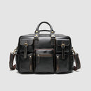 Men's Large Capacity Leather One Shoulder Messenger Bag - Starttech Online Market