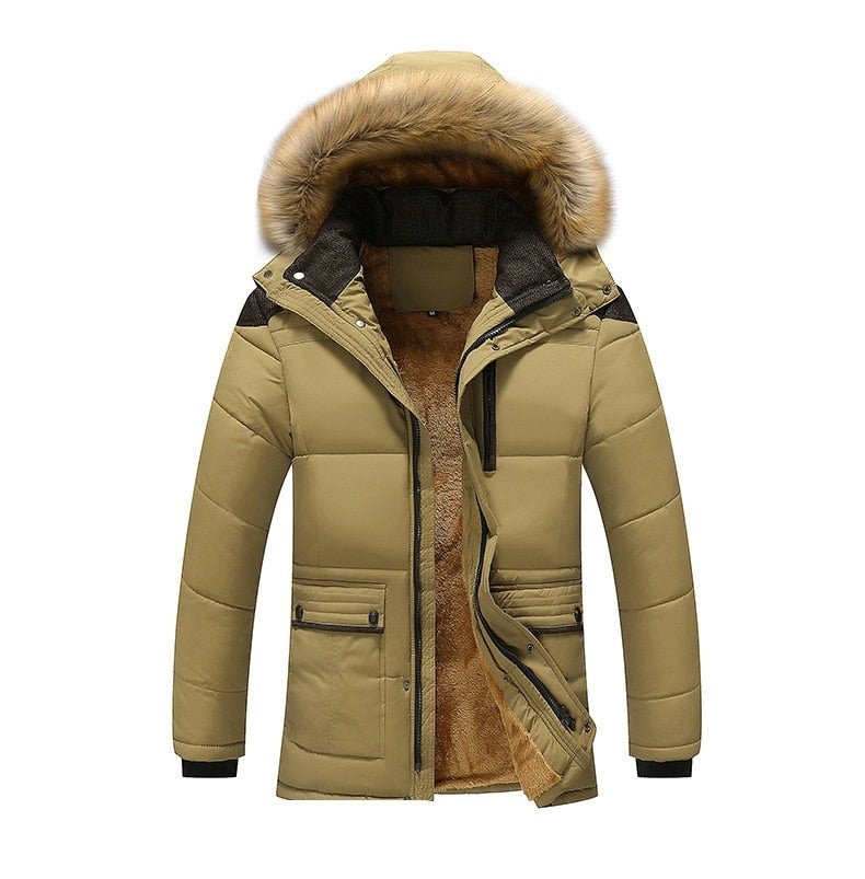 Men's New Fashion Winter Jacket Thick Casual Outwear Hooded Windproof Warm Coat - Starttech Online Market