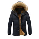 Men's New Fashion Winter Jacket Thick Casual Outwear Hooded Windproof Warm Coat - Starttech Online Market