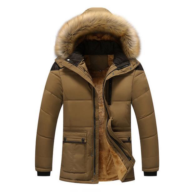 Men's New Fashion Winter Jacket Thick Casual Outwear Hooded Windproof Warm Coat - Starttech Online Market