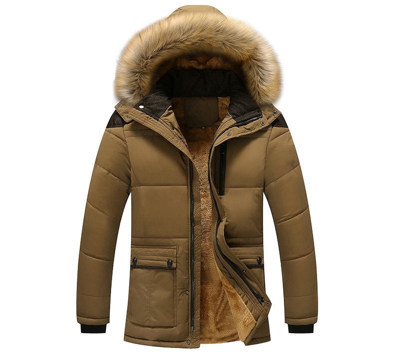Men's New Fashion Winter Jacket Thick Casual Outwear Hooded Windproof Warm Coat - Starttech Online Market