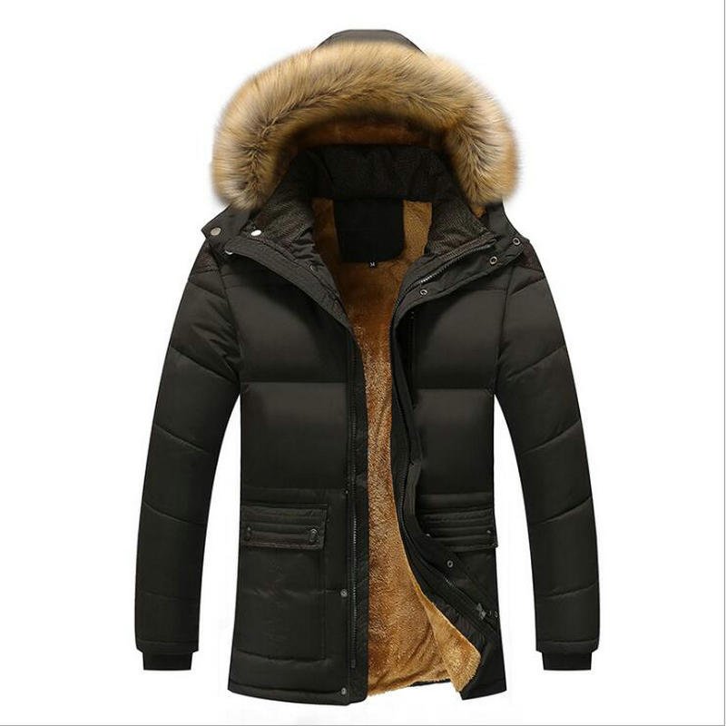 Men's New Fashion Winter Jacket Thick Casual Outwear Hooded Windproof Warm Coat - Starttech Online Market