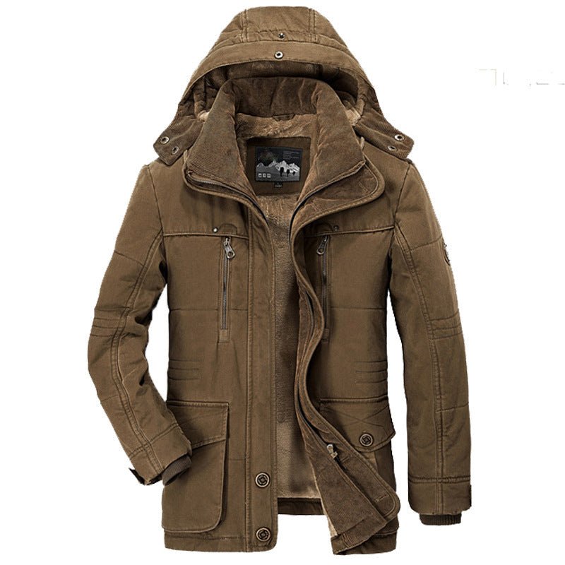 Men's Parkas Jacket Coat Military -15 Degree Hooded Collar Thick Warm Winter Parkas Jacket - Starttech Online Market