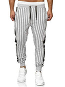 Men's Striped Casual Sports Jacket Cardigan Outdoor Sports and Leisure Runners Suit - Starttech Online Market