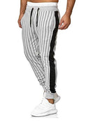 Men's Striped Casual Sports Jacket Cardigan Outdoor Sports and Leisure Runners Suit - Starttech Online Market