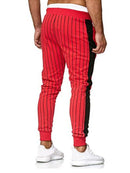 Men's Striped Casual Sports Jacket Cardigan Outdoor Sports and Leisure Runners Suit - Starttech Online Market