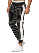 Men's Striped Casual Sports Jacket Cardigan Outdoor Sports and Leisure Runners Suit - Starttech Online Market