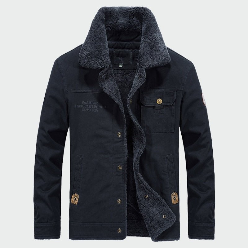 Men's Thick Fleece Coats Winter Warm Jackets Padded Casual Hooded Thermal Parka New Men Overcoat Mens Brand Clothing M-6XL ML081 - Starttech Online Market