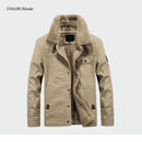 Men's Thick Fleece Coats Winter Warm Jackets Padded Casual Hooded Thermal Parka New Men Overcoat Mens Brand Clothing M-6XL ML081 - Starttech Online Market