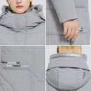 MIEGOFCE New Women Long Cotton Coats With Logo Design Winter Waterproof Windproof Jacket - Starttech Online Market