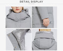 MIEGOFCE New Women Long Cotton Coats With Logo Design Winter Waterproof Windproof Jacket - Starttech Online Market