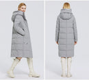 MIEGOFCE New Women Long Cotton Coats With Logo Design Winter Waterproof Windproof Jacket - Starttech Online Market