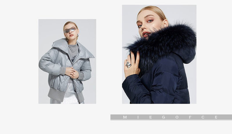 MIEGOFCE New Women Long Cotton Coats With Logo Design Winter Waterproof Windproof Jacket - Starttech Online Market