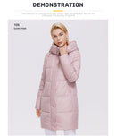 MIEGOFCE Winter Women Mid-length Coat Hooded Design To Keep Warm And Windproof Parka Zipper Jackets - Starttech Online Market