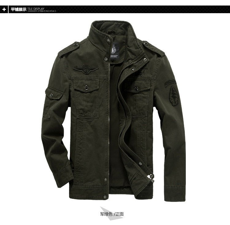 Military Jacket Men Autumn Soldier MA-1 Style Army Jackets Brand Clothing Bomber Jackets - Starttech Online Market