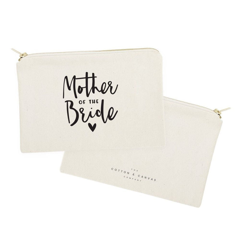 Mother of the Bride Cotton Canvas Cosmetic Bag - Starttech Online Market