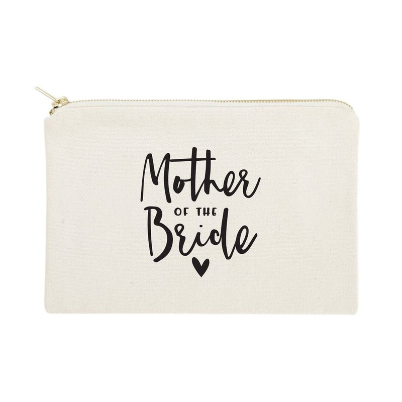 Mother of the Bride Cotton Canvas Cosmetic Bag - Starttech Online Market