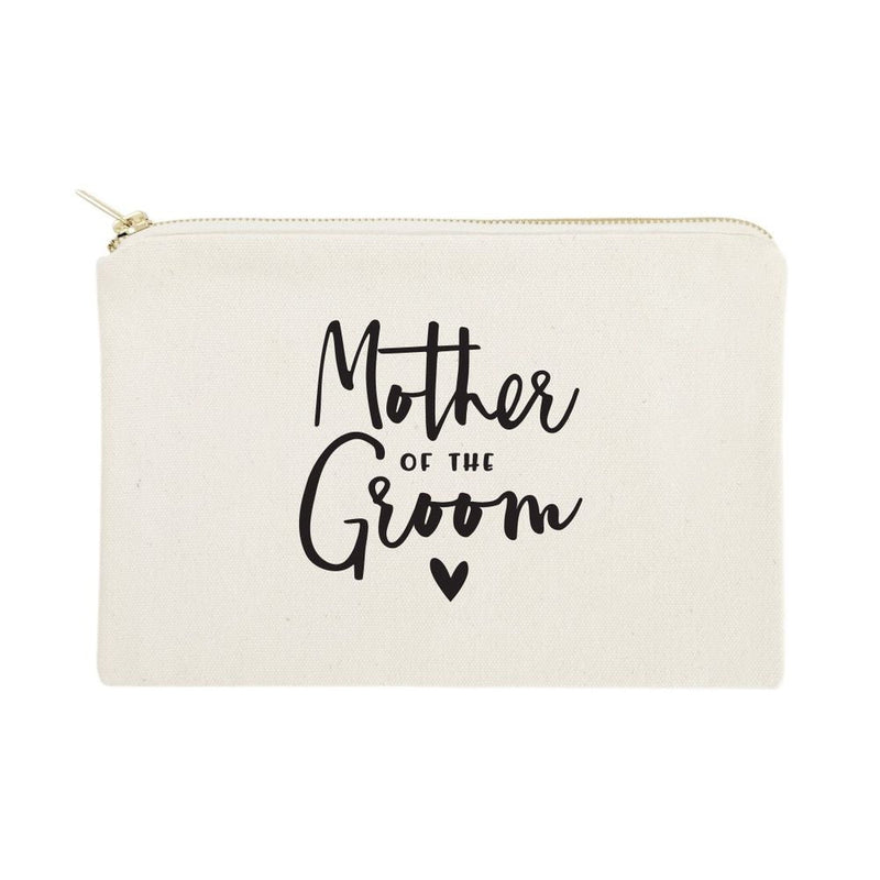Mother of the Groom Cotton Canvas Cosmetic Bag - Starttech Online Market