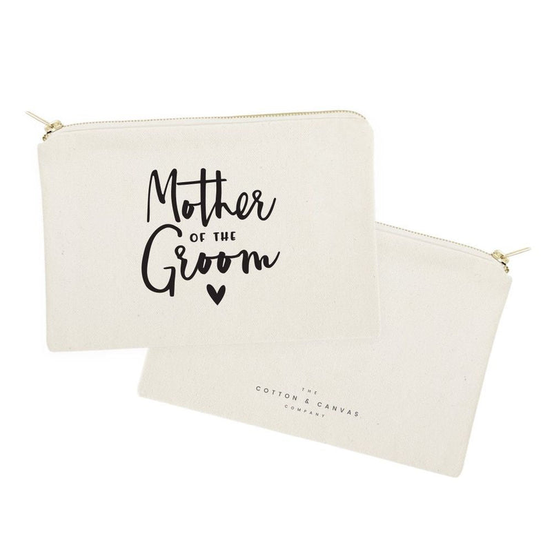 Mother of the Groom Cotton Canvas Cosmetic Bag - Starttech Online Market