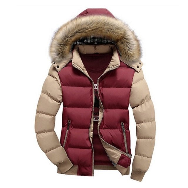 Mountainskin Men's Winter Jackets Thick Hooded Fur Collar Parka Men Coats Casual Padded Mens Jackets Male Clothing 6XL 7XL SA748 - Starttech Online Market