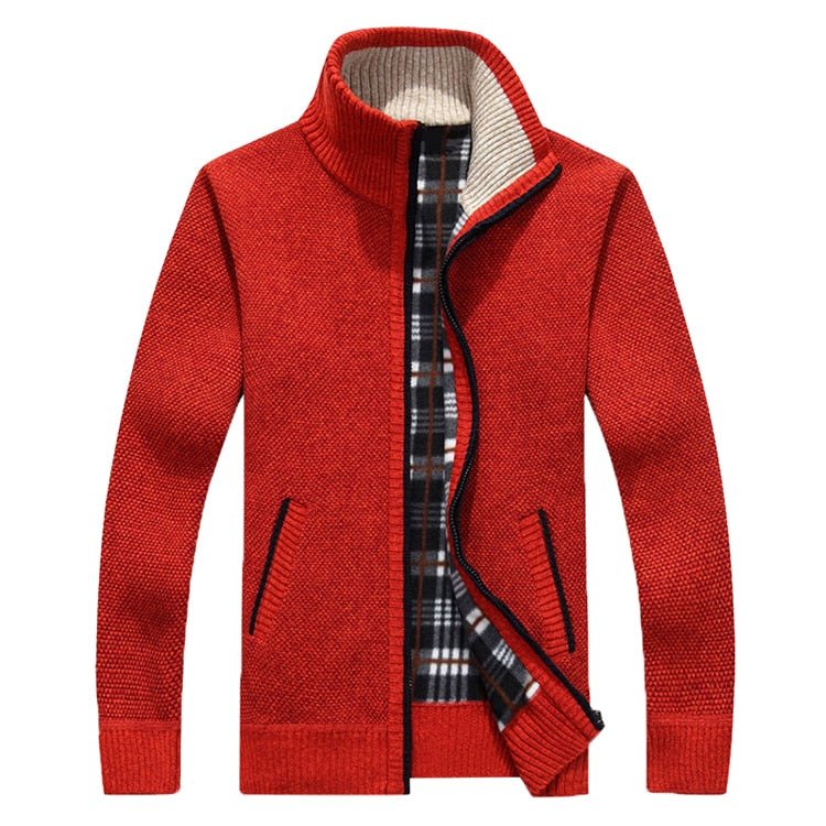 Mountainskin New Men's Sweaters Autumn Winter Warm Pullover Thick Cardigan Coats Mens Brand Clothing Male Casual Knitwear SA582 - Starttech Online Market