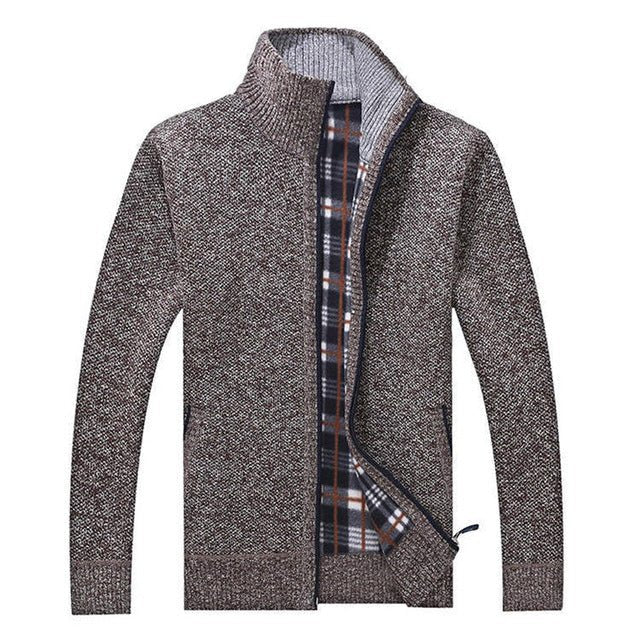 Mountainskin New Men's Sweaters Autumn Winter Warm Pullover Thick Cardigan Coats Mens Brand Clothing Male Casual Knitwear SA582 - Starttech Online Market