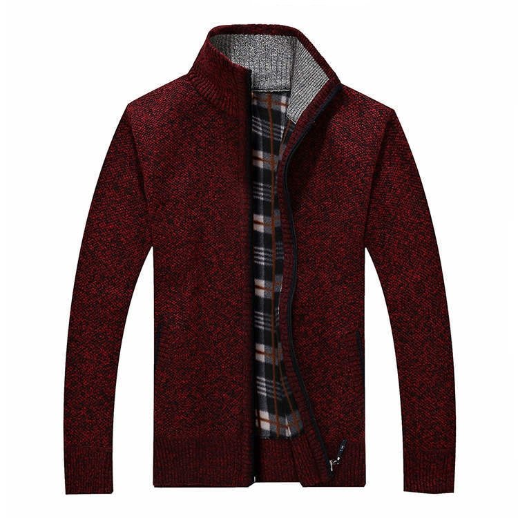 Mountainskin New Men's Sweaters Autumn Winter Warm Pullover Thick Cardigan Coats Mens Brand Clothing Male Casual Knitwear SA582 - Starttech Online Market