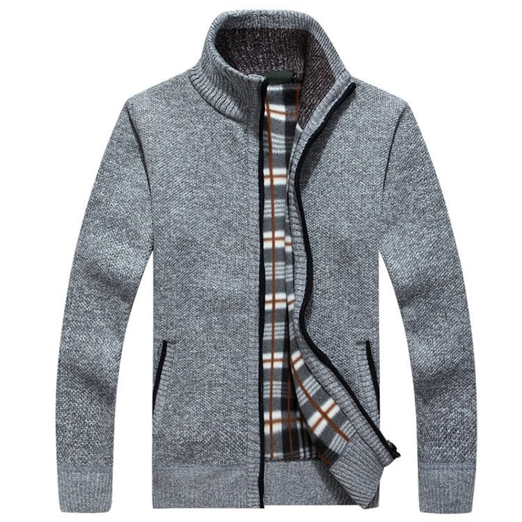Mountainskin New Men's Sweaters Autumn Winter Warm Pullover Thick Cardigan Coats Mens Brand Clothing Male Casual Knitwear SA582 - Starttech Online Market