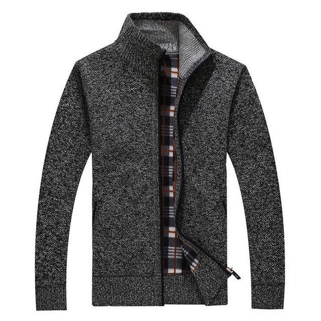Mountainskin New Men's Sweaters Autumn Winter Warm Pullover Thick Cardigan Coats Mens Brand Clothing Male Casual Knitwear SA582 - Starttech Online Market