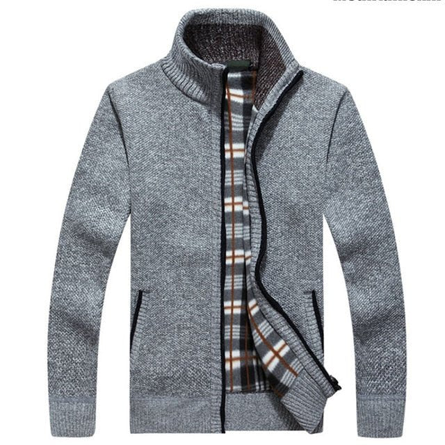 Mountainskin New Men's Sweaters Autumn Winter Warm Pullover Thick Cardigan Coats Mens Brand Clothing Male Casual Knitwear SA582 - Starttech Online Market