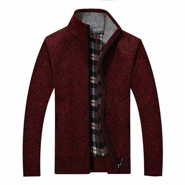Mountainskin New Men's Sweaters Autumn Winter Warm Pullover Thick Cardigan Coats Mens Brand Clothing Male Casual Knitwear SA582 - Starttech Online Market