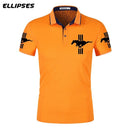 Mustang Polo Shirt for Man Summer Mustang Logo Polo Shirt Short Sleeve Male Cotton Turn-down Collar Tops Polo Shirt Men - Starttech Online Market