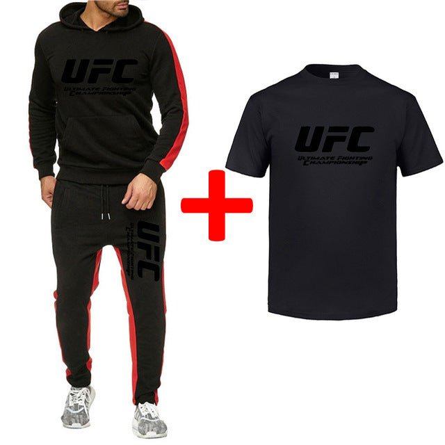 New Brand Tracksuit Fashion UFC Men Sportswear Three Piece Sets Ultimate Fighting Championship Sportswear - Starttech Online Market