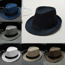 New Classic Men Women Straw Fedora Hat Wide Brim Panama Summer Hat - Starttech Online Market