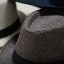 New Classic Men Women Straw Fedora Hat Wide Brim Panama Summer Hat - Starttech Online Market