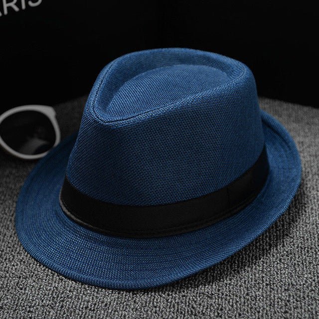 New Classic Men Women Straw Fedora Hat Wide Brim Panama Summer Hat - Starttech Online Market