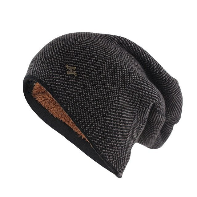 New Fashion Adult Men Winter Warm Hat For Unisex Knitted Casual Beanies Skullies Cotton Wool Hats Brand Outdoor Solid Gorros - Starttech Online Market