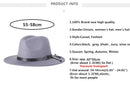 New Fedoras Women's Fashion Jazz Summer Spring Woollen Blend Outdoor Casual Hat - Starttech Online Market
