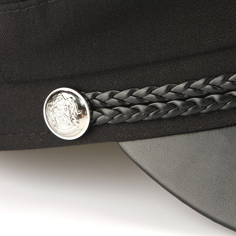 New High Quality Casual Military Cap Man & Woman Cotton Beret Flat Captain Cap Trucker Vintage Sport - Starttech Online Market
