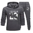 New JORDAN 23 Men Sportswear Hoodies Pullover Hip Hop Women Hoodie+Pant Sporting Suit 2-Piece - Starttech Online Market