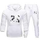 New JORDAN 23 Men Sportswear Hoodies Pullover Hip Hop Women Hoodie+Pant Sporting Suit 2-Piece - Starttech Online Market